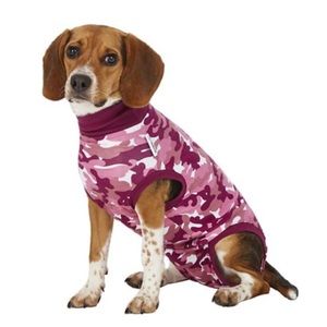 Suitical Dog Recovery Suit pink camo XXS NWT